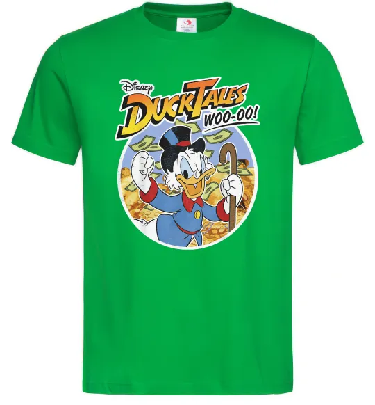 Мужская футболка Duck Tales Woo-oo Зеленый фото