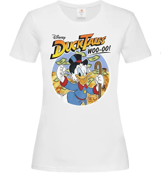 Женская футболка Duck Tales Woo-oo Белый фото