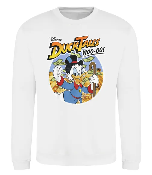Свитшот Duck Tales Woo-oo Белый фото