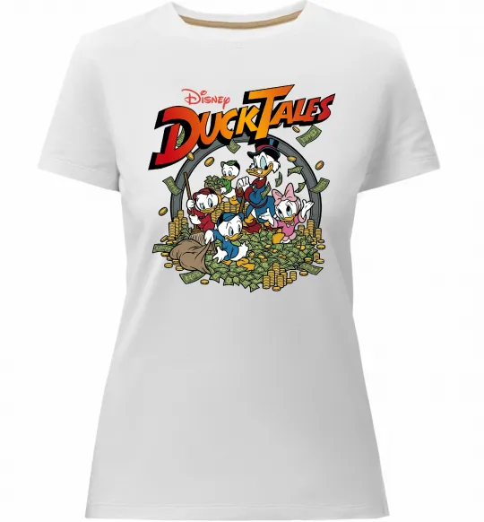 Женская премиум футболка Качині Історії постер Белый фото