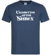 Мужская футболка Cigarettes after Shrex Темно-синий фото