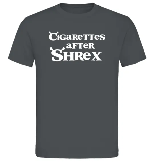 Мужская футболка Cigarettes after Shrex Графит фото
