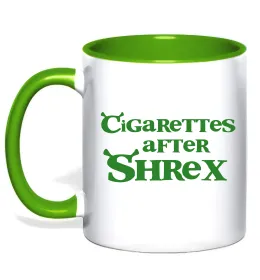 Чашка с цветной ручкой