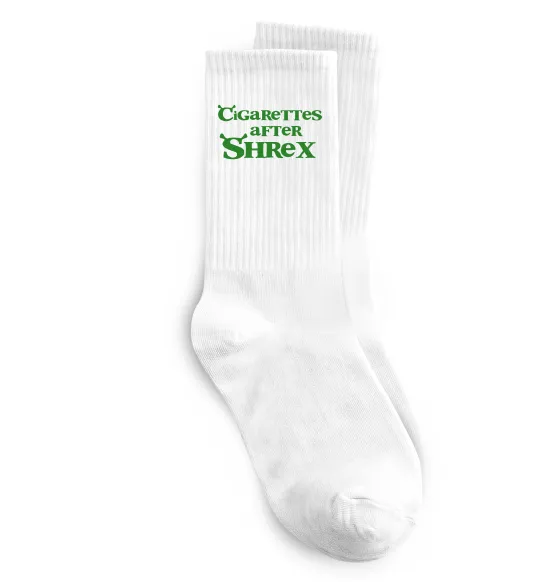 Носки Cigarettes after Shrex Белый фото