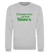 Світшот Cigarettes after Shrex Сірий меланж фото