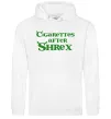 Мужская толстовка (худи) Cigarettes after Shrex Белый фото