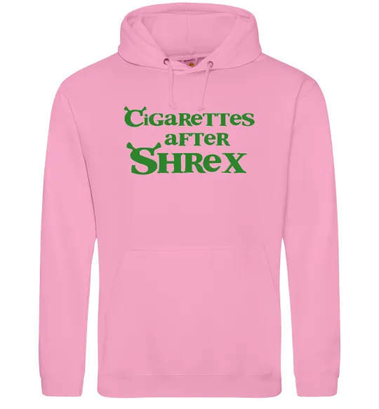 Женская толстовка (худи) Cigarettes after Shrex Розовый фото