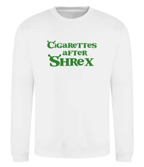 Світшот Cigarettes after Shrex Білий фото