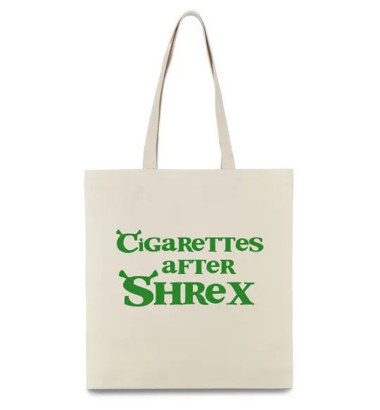 Еко-сумка Cigarettes after Shrex Бежевий фото