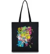 Эко-сумка Rerto cartoons Черный фото