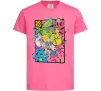Детская футболка Rerto cartoons Ярко-розовый фото