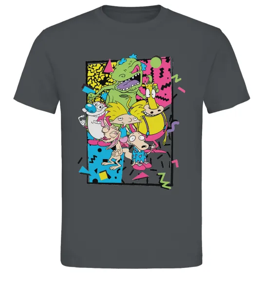 Мужская футболка Rerto cartoons Графит фото