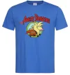 Мужская футболка Злюки бобри лого Ярко-синий фото