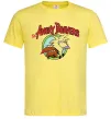 Мужская футболка Злюки бобри лого Лимонный фото