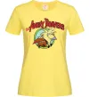 Женская футболка Злюки бобри лого Лимонный фото
