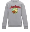 Детский Свитшот Злюки бобри лого Серый меланж фото