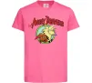 Детская футболка Злюки бобри лого Ярко-розовый фото