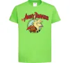 Детская футболка Злюки бобри лого Лаймовый фото