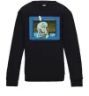 Детский Свитшот Сквідвард у віконці Черный фото