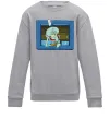 Детский Свитшот Сквідвард у віконці Серый меланж фото