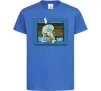 Детская футболка Сквідвард у віконці Ярко-синий фото