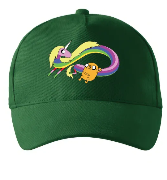 Кепка Джейк та Леді Час Пригод Темно-зеленый фото