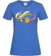 Женская футболка Джейк та Леді Час Пригод Ярко-синий фото