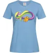 Женская футболка Джейк та Леді Час Пригод Голубой фото