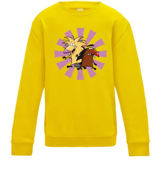 Дитячий світшот Angry Beavers Сонячно жовтий фото