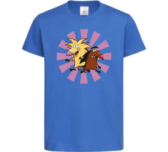 Дитяча футболка Angry Beavers Яскраво-синій фото