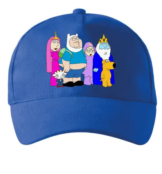 Кепка Гріфіни в стилі Час Пригод Ярко-синий фото