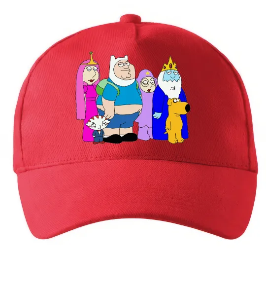 Кепка Гріфіни в стилі Час Пригод Красный фото