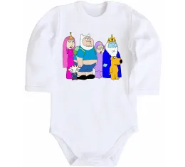 Детский боди Гріфіни в стилі Час Пригод Белый фото