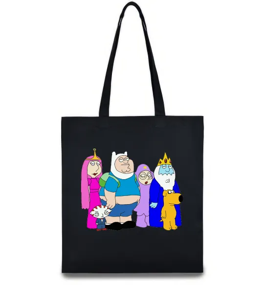 Эко-сумка Гріфіни в стилі Час Пригод Черный фото