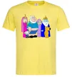 Мужская футболка Гріфіни в стилі Час Пригод Лимонный фото