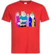 Мужская футболка Гріфіни в стилі Час Пригод Красный фото