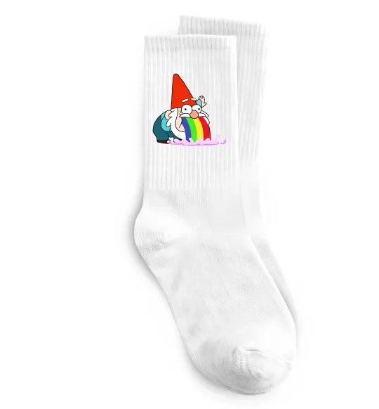 Носки Гравіті Фолз гном Белый фото