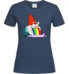 Жіноча футболка Гравіті Фолз гном Темно-синій фото