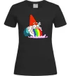 Жіноча футболка Гравіті Фолз гном Чорний фото