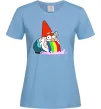 Жіноча футболка Гравіті Фолз гном Блакитний фото