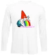 Лонгслив Гравіті Фолз гном Белый фото