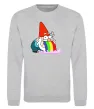 Свитшот Гравіті Фолз гном Серый меланж фото