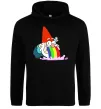 Мужская толстовка (худи) Гравіті Фолз гном Черный фото