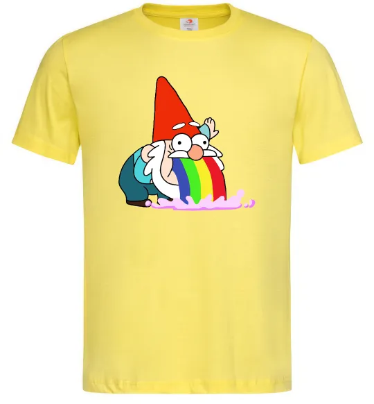 Мужская футболка Гравіті Фолз гном Лимонный фото