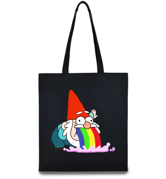 Эко-сумка Гравіті Фолз гном Черный фото