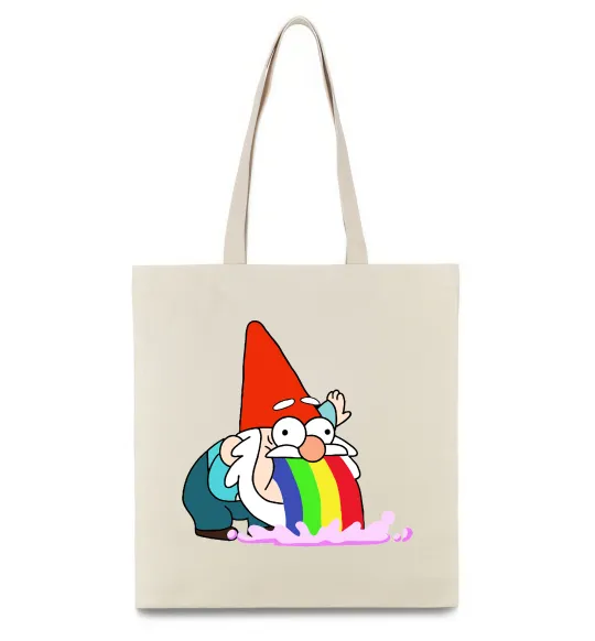 Эко-сумка Гравіті Фолз гном Бежевый фото