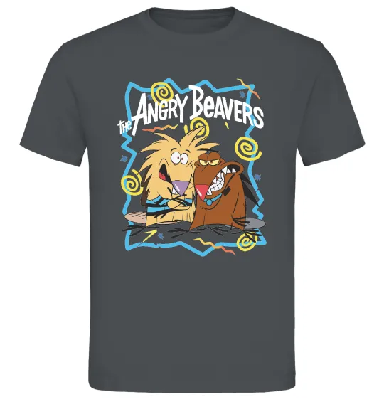 Мужская футболка The Angry Beavers Графит фото