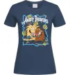 Женская футболка The Angry Beavers Темно-синий фото