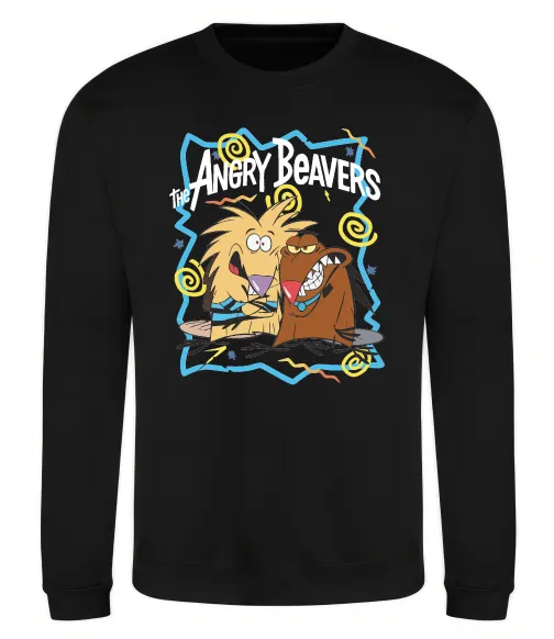 Свитшот The Angry Beavers Черный фото