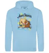 Женская толстовка (худи) The Angry Beavers Голубой фото